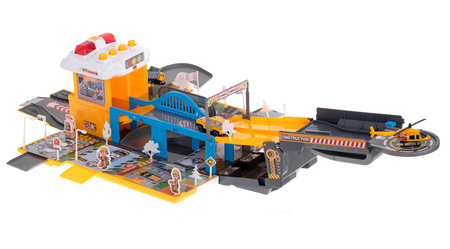 Duży rozkładany transporter Wóz budowlany Parking Garaż dla dzieci z akcesoriami