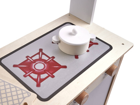 LULILO Drewniana Kuchnia MDF Kuketo + akcesoria