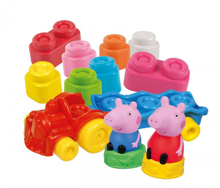 Świnka Peppa Zestaw miękkich klocków Clemmy od Clementoni
