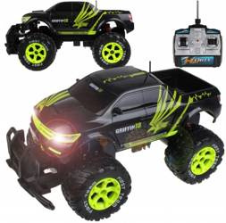 Ogromny Jeep Rampage R/C Czarny MONSTER TRUCK 1:12 43 cm