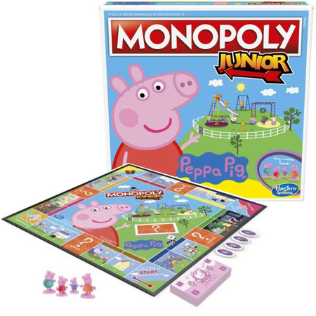 Świnka Peppa - Gra planszowa Monopoly Junior