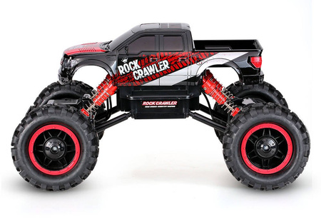 Duży samochód zdalnie sterowany ROCK CRAWLER Auto RC 1:14 2,4GHz czerwony