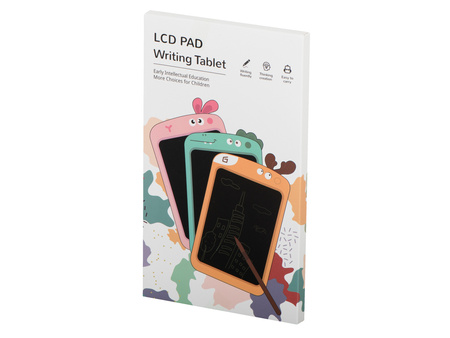 Tablet graficzny z rysikiem dla dzieci Tablica do rysowania Dinozaur niebieski LCD