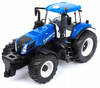 Duży traktor zdalnie sterowany NEW HOLAND t8.320 RC 1:16 dla dzieci niebieski
