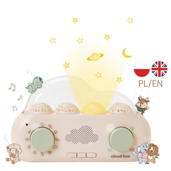 Projektor muzyczny dla dzieci CloudBox lampka bajki polsko-angielski