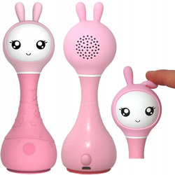 Interaktywny króliczek Alilo Smarty Bunny R1 Grzechotka Odtwarzacz Kolory różowy