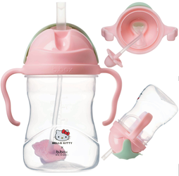 Innowacyjny kubek bidon dla dzieci z obciążoną słomką BBox Hello Kitty Candy Floss 240ml