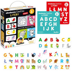 Czuczu Akademia - Litery - 2 kolorowanki 24 układanki dla dzieci