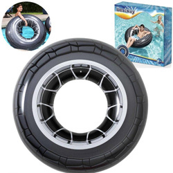 Dmuchane koło do pływania kółko duża opona Bestway 119 cm