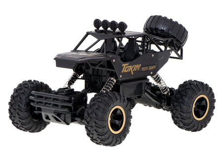 Duży samochód terenowy zdalnie sterowany RC Auto Rock Crawler 1:12 4WD czarny