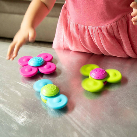 Wirujące Przyssawki Whirly Squigz Zestaw miękkich zabawek dla dzieci Fat Brain Toys FA210-1 