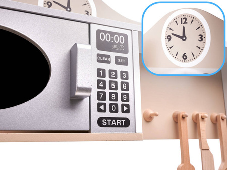 LULILO Drewniana Kuchnia MDF Kuketo + akcesoria