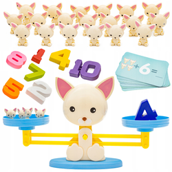 Gra Nauka Liczenia Równoważnia dla dzieci Waga szalkowa Piesek Puppy Up Matematyka