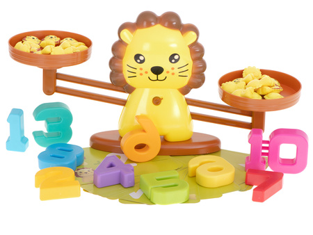 Waga szalkowa Lew - nauka liczenia na wesoło