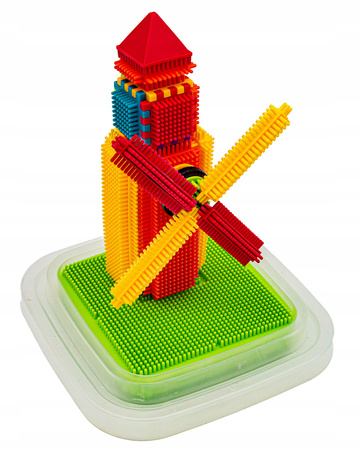 Zestaw klocków konstrukcyjnych dla dzieci Jeżyki Grzebyki Wafle 200 elementów