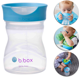 Kubek treningowy butelka do nauki picia dla dzieci BBox 240 ml borówkowy BB00630