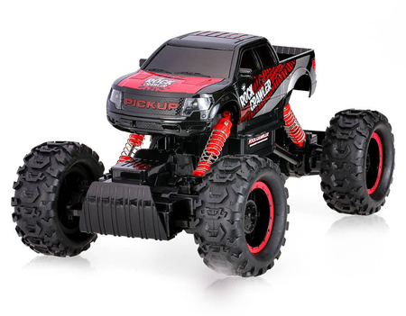 Duży samochód zdalnie sterowany ROCK CRAWLER Auto RC 1:14 2,4GHz czerwony