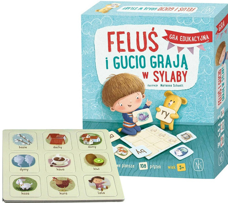 Feluś i Gucio grają w sylaby  Gra Edukacyjna dla najmłodszych