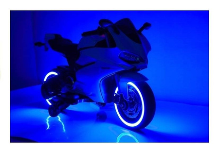 Duży motocykl elektryczny motor na akumulator dla dzieci światła LED SX1628 