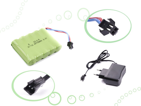 Duży samochód zdalnie sterowany Rock Crawler Pick-up Auto RC 1:14 4WD niebieski