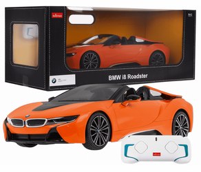 Zdalnie sterowany samochód BMW i8 Roadster Auto RC 1:12 2,4GHz pomarańczowy