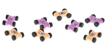 Duży tor samochodowy Zjeżdżalnia z samochodami 5-piętrowy parking dla dzieci 8 autek