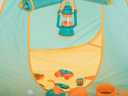 Duży namiot namiocik kempingowy Plażowy zestaw dla dzieci z akcesoriami