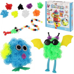 Duży kreatywny zestaw klocków dla dziecka kolorowe rzepy czepy