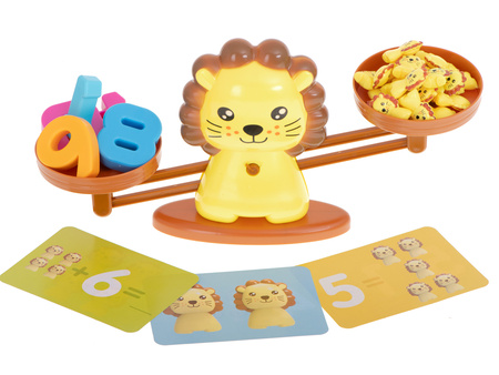 Waga szalkowa Lew - nauka liczenia na wesoło