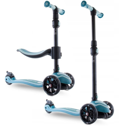 Hulajnoga balansowa trójkołowa dla dzieci Sun Baby niebieska Flash koła LED