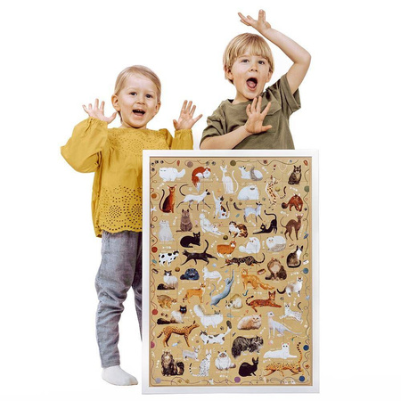 Puzzlove Czuczu Puzzle 60 elementów - Koty dla dzieci