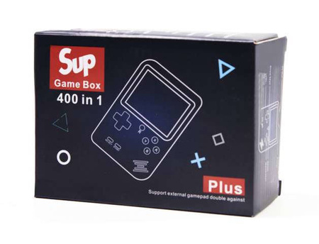 Duża konsola przenośna do gier Zestaw 400 gier Game Box Pad żółta