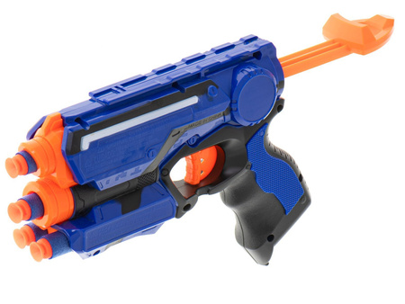Wyrzutnia Karabin maszynowy NERF na naboje piankowe Strzałki Pistolet z tarczą celnościowa dla dzieci