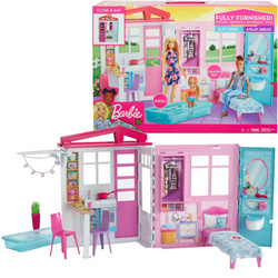Mattel Przytulny Domek dla Barbie +akcesoria