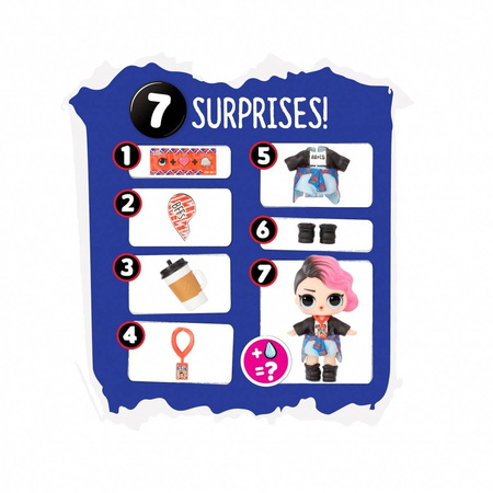 Lalka L.O.L. Surprise BFF Sweethearts ROCKER 1szt. różowa