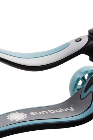 Hulajnoga balansowa trójkołowa dla dzieci Sun Baby niebieska Flash koła LED