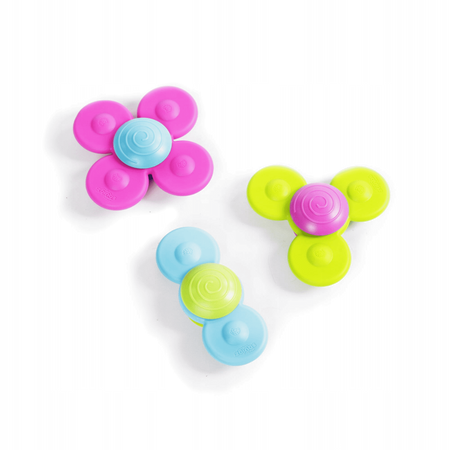 Wirujące Przyssawki Whirly Squigz Zestaw miękkich zabawek dla dzieci Fat Brain Toys FA210-1 