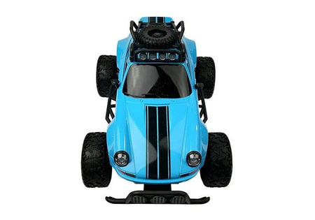 Duży terenowy samochód zdalnie sterowany dla dzieci Beetle RC 1:18 2,4GHz niebieski 
