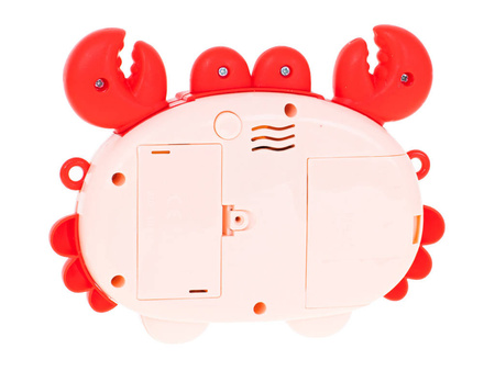 Krab aparat Maszynka do baniek mydlanych czerwony