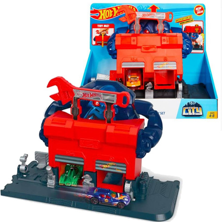 Hot Wheels Zestaw Tematyczny Pułapka Goryla + samochodzik