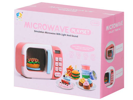 Interaktywna kuchenka mikrofalowa dla dzieci Mikrofalówka z akcesoriami Piankolina