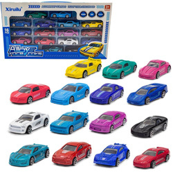 Zestaw metalowych samochodzików autka resoraki dla dzieci 16 sztuk