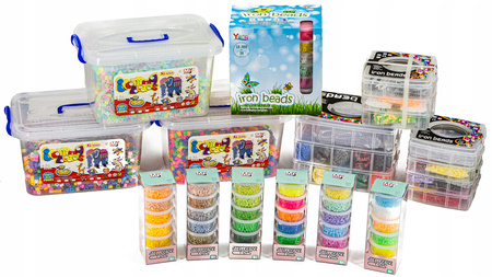 Prasowanka Koraliki Do Prasowania dla dzieci Duży zestaw 9000 elementów