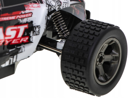 Duży samochód RC zdalnie sterowany Rock Crawler Climbing 1/18 dla dzieci Auto wspina się czerwony