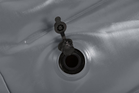 Dmuchany szary fotel leżak materac 165x84x79 cm Bestway 75064