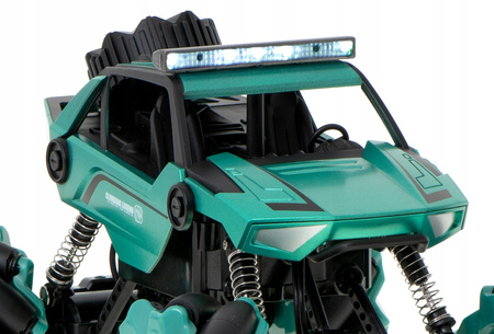 Samochód zdalnie sterowany auto RC na sterowanie niebieski Climbing Car tańczy wspina się 1:14 2 piloty 