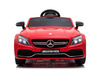 Czerwony Mercedes C63 auto na akumulator dla dzieci Samochód elektryczny ze światłem LED