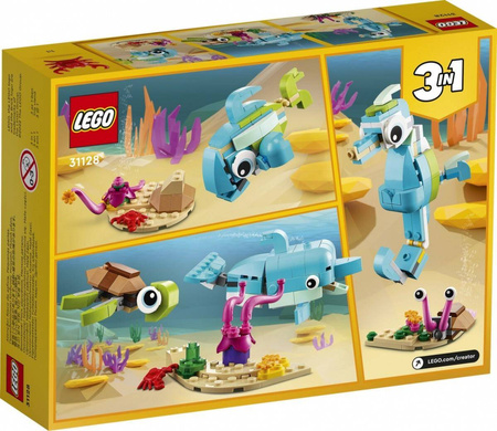 Lego Creator 3w1 - Delfin i Żółw 31128