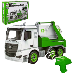 Auto RC dla dzieci Wywrotka zdalnie sterowana Ciężarówka do skręcania DIY 50 elementów