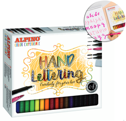 Zestaw flamastrów i pisaków do kaligrafii szkicowania Alpino Kolorowe mazaki do rysowania dla dzieci